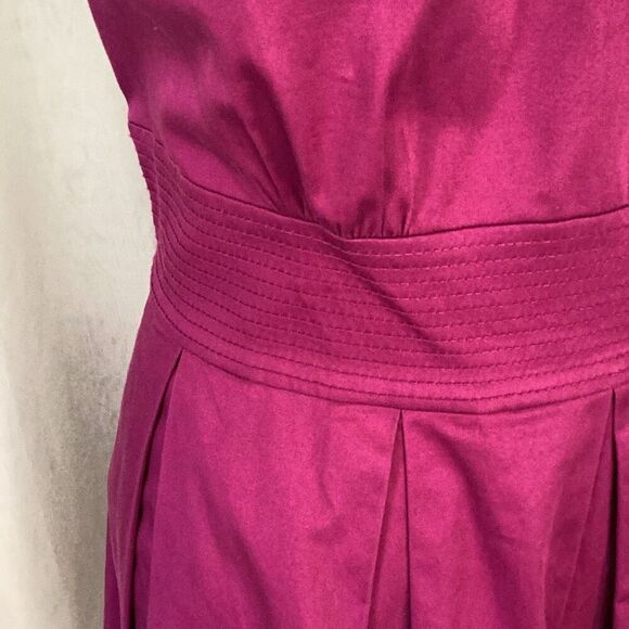 Eliza J Fit & Flare Lined Dress Women’s 16W Sleeveless Fuschia Pink - Picture 4 of 6